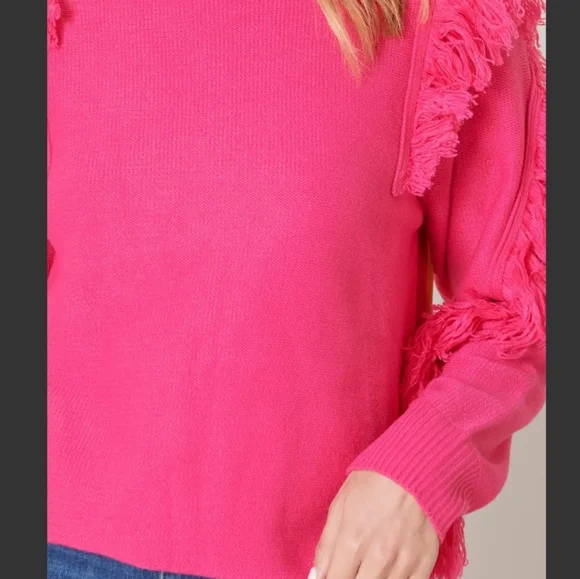 #172 SOLD OUT🛑M MY FAVORITE TURTLENECK FRINGE SWEATER - Picture 7 of 7